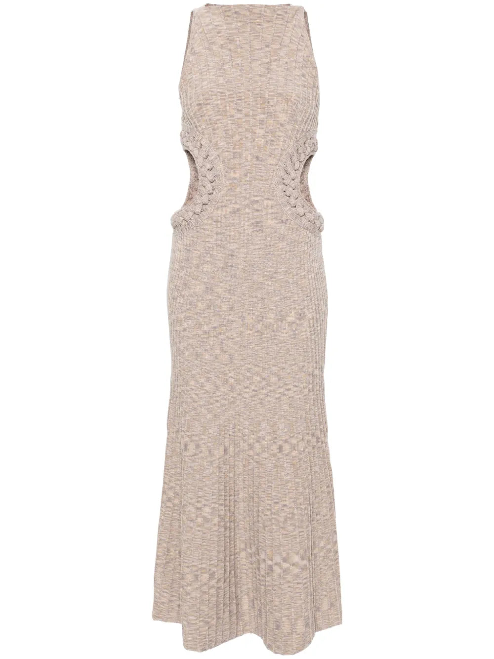 Cult Gaia Andreas Ribbed Knit Midi Dress