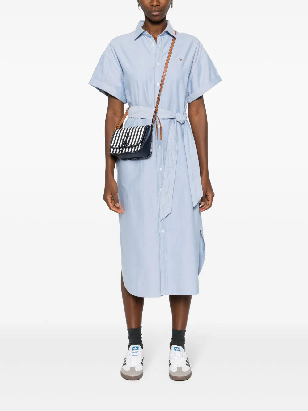 Polo Ralph Lauren Polo Pony Embroidered Shirt Dress