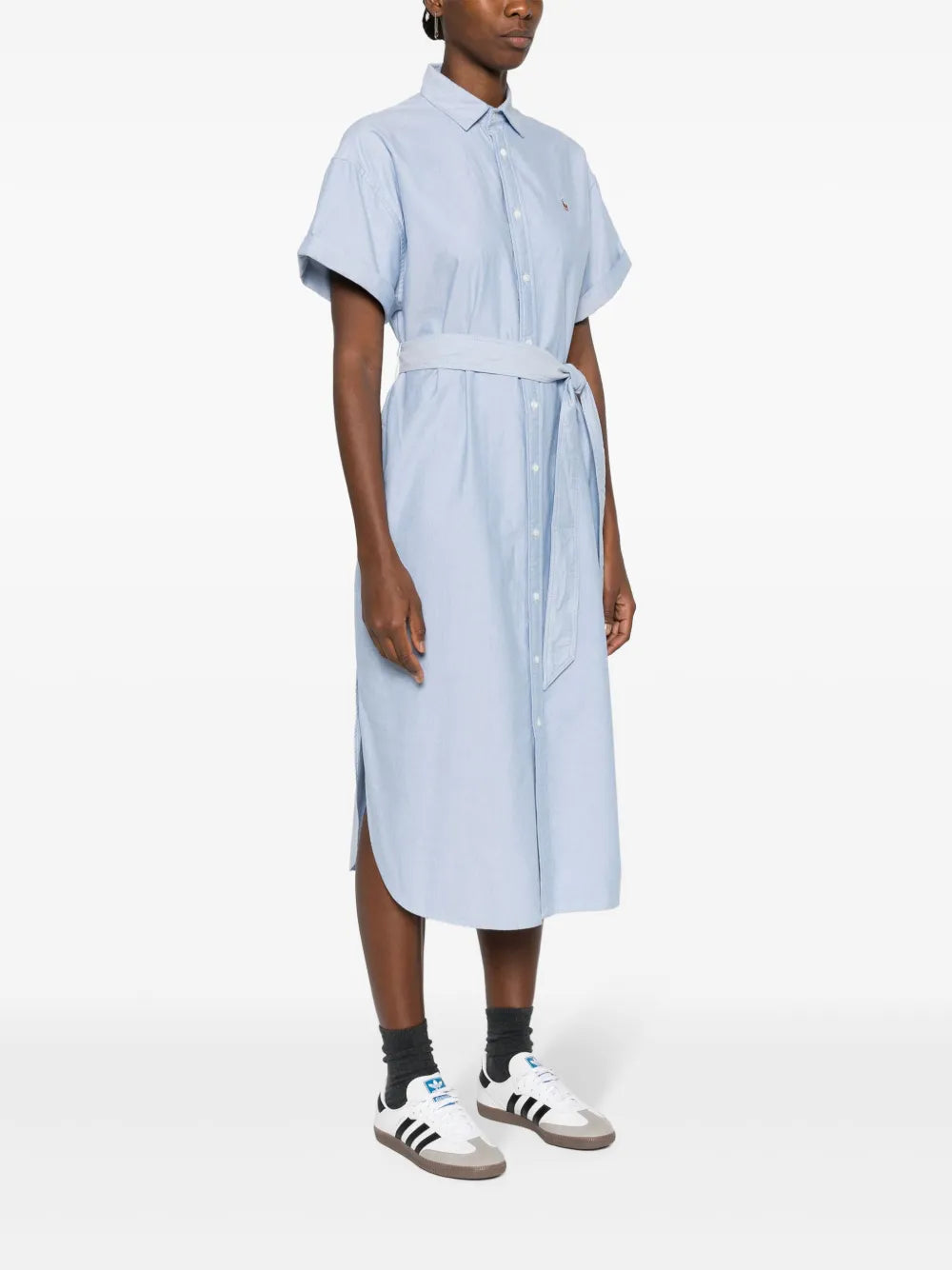 Polo Ralph Lauren Polo Pony Embroidered Shirt Dress