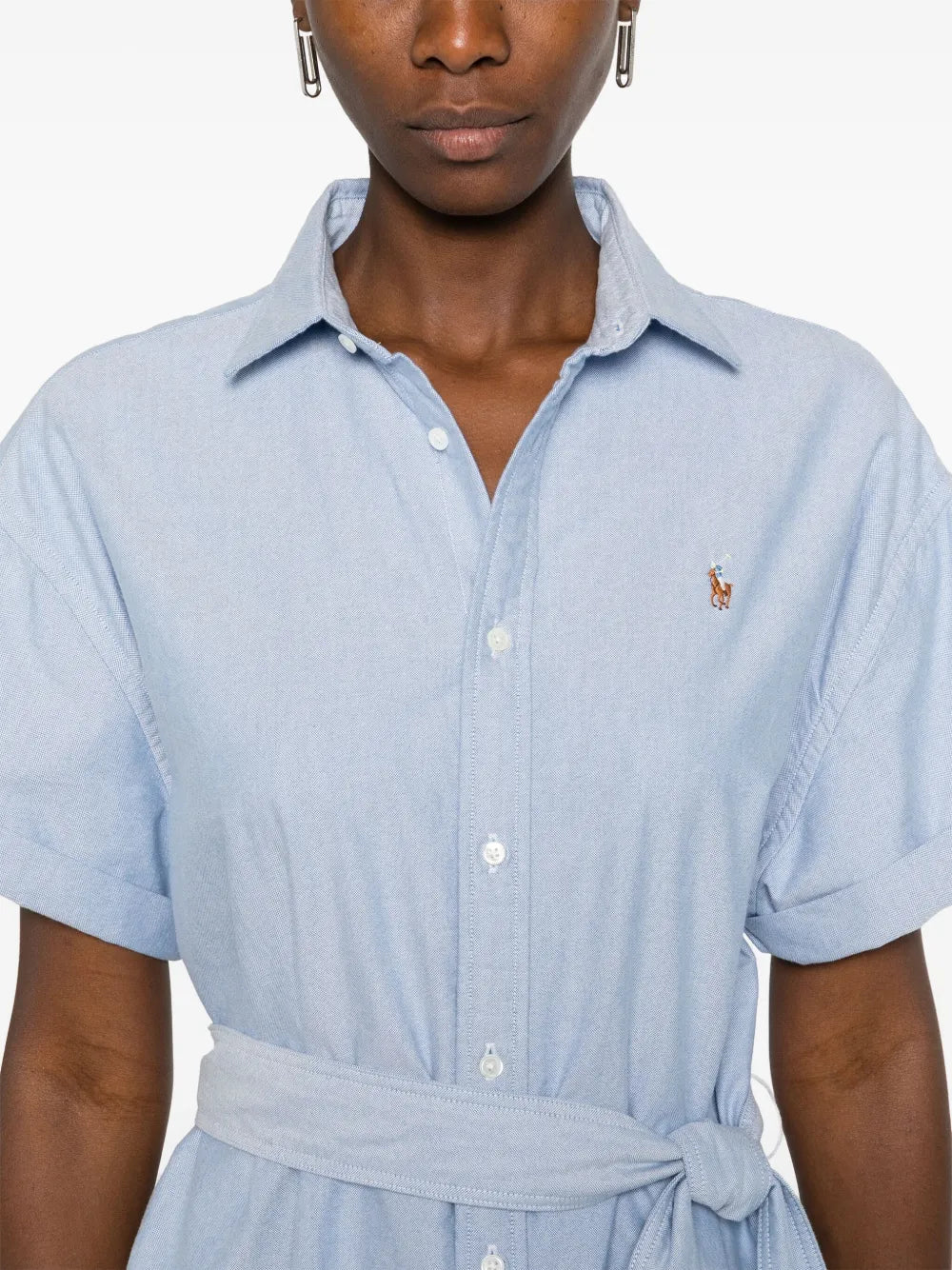 Polo Ralph Lauren Polo Pony Embroidered Shirt Dress