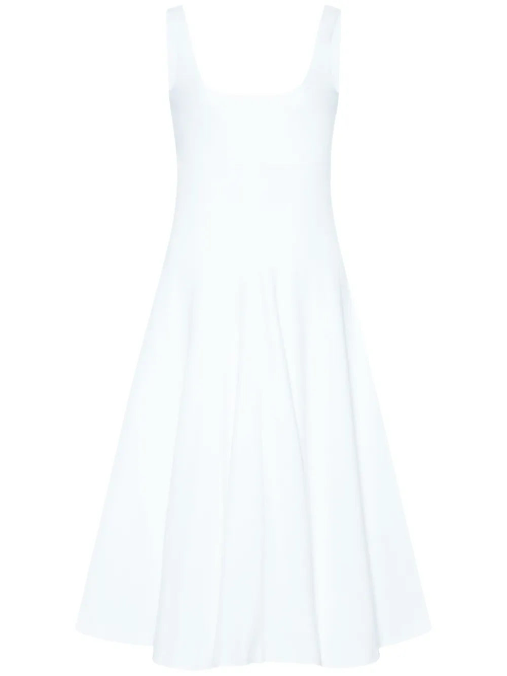 Rosetta Getty Scoop Neck Flared Dress