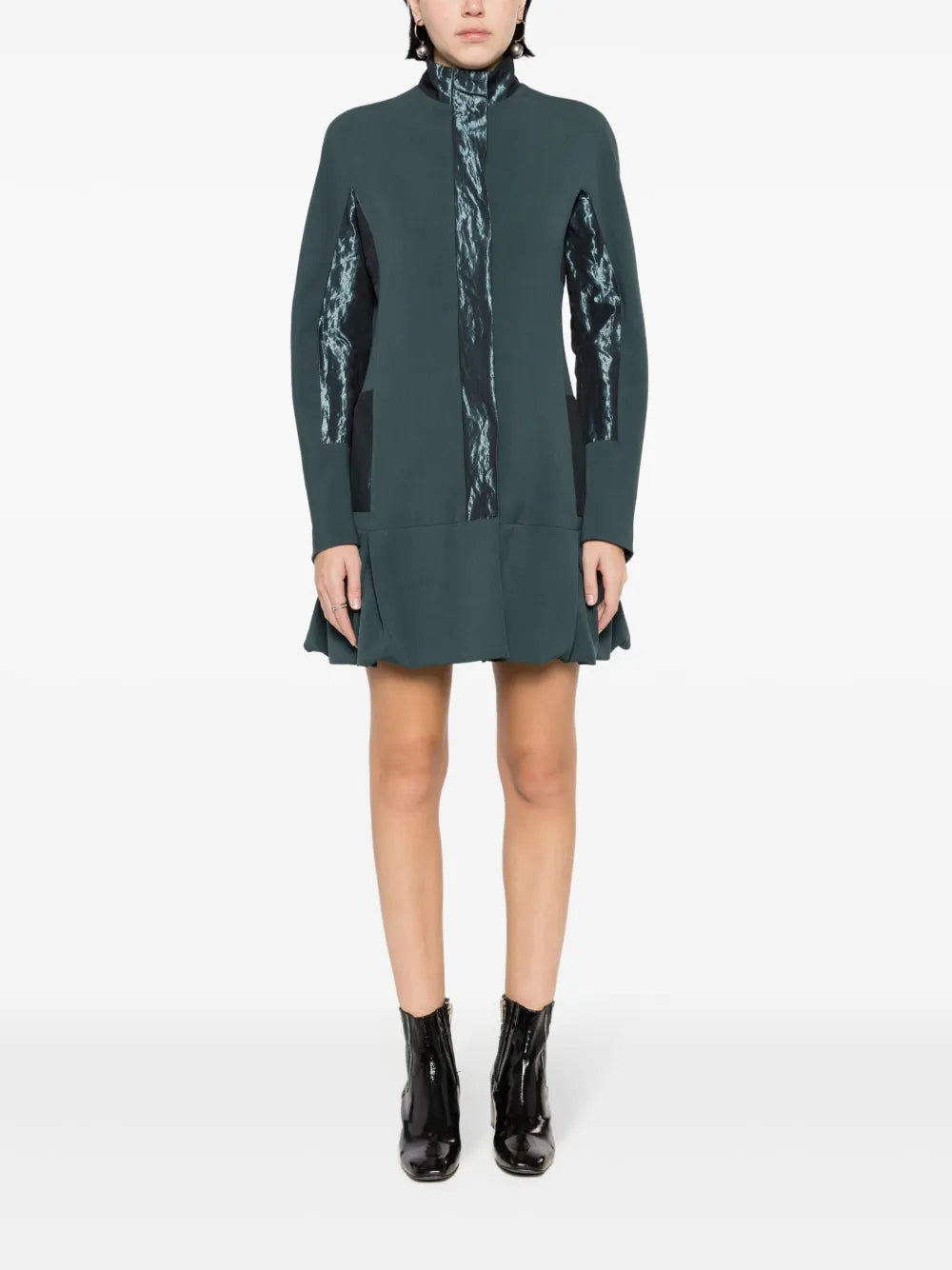 Gloria Coelho Contrasting Panel Minidress