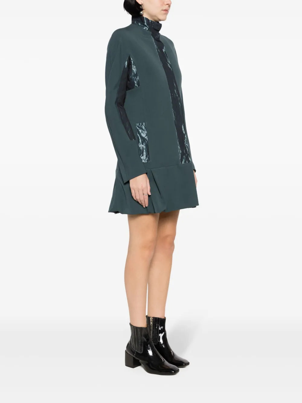 Gloria Coelho Contrasting Panel Minidress