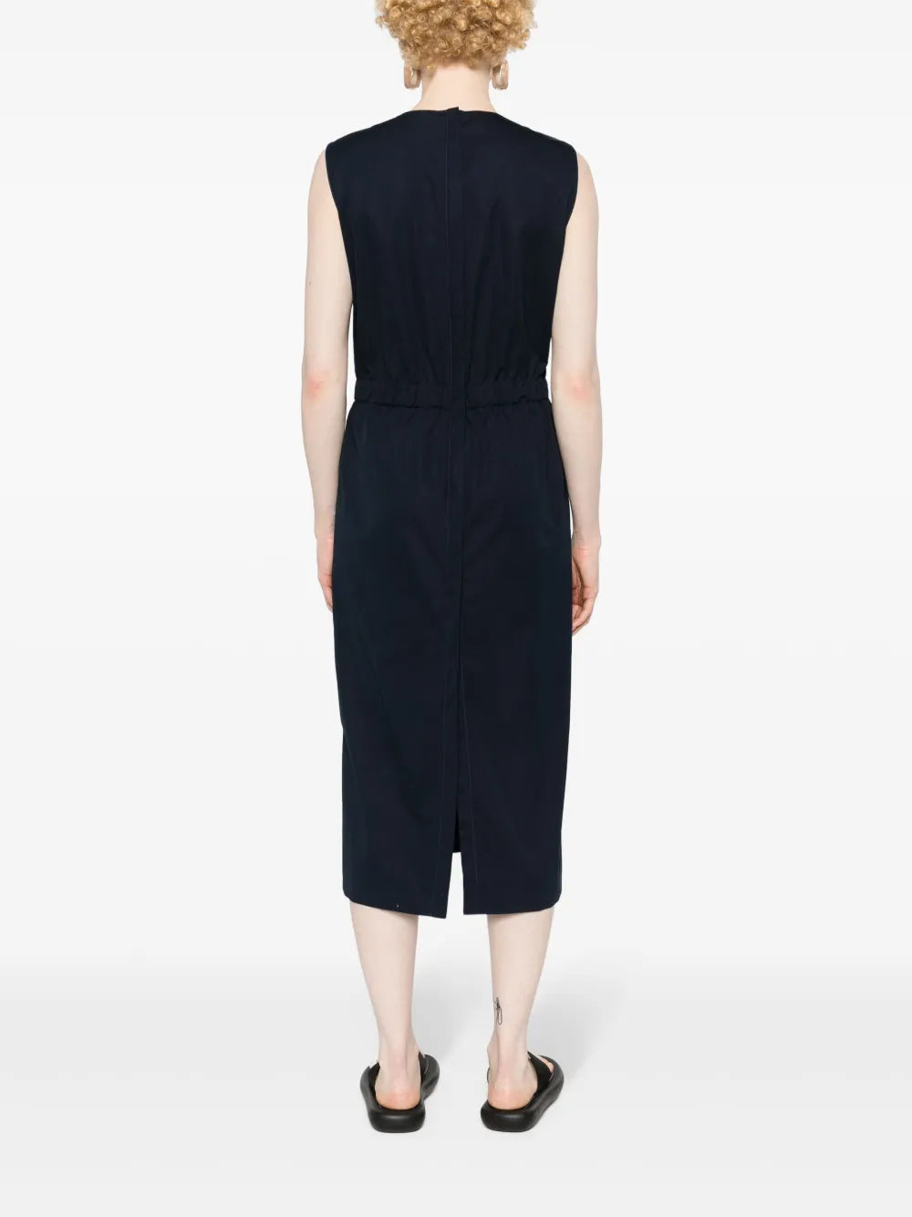 Fabiana Filippi Sleeveless Cotton Midi Dress