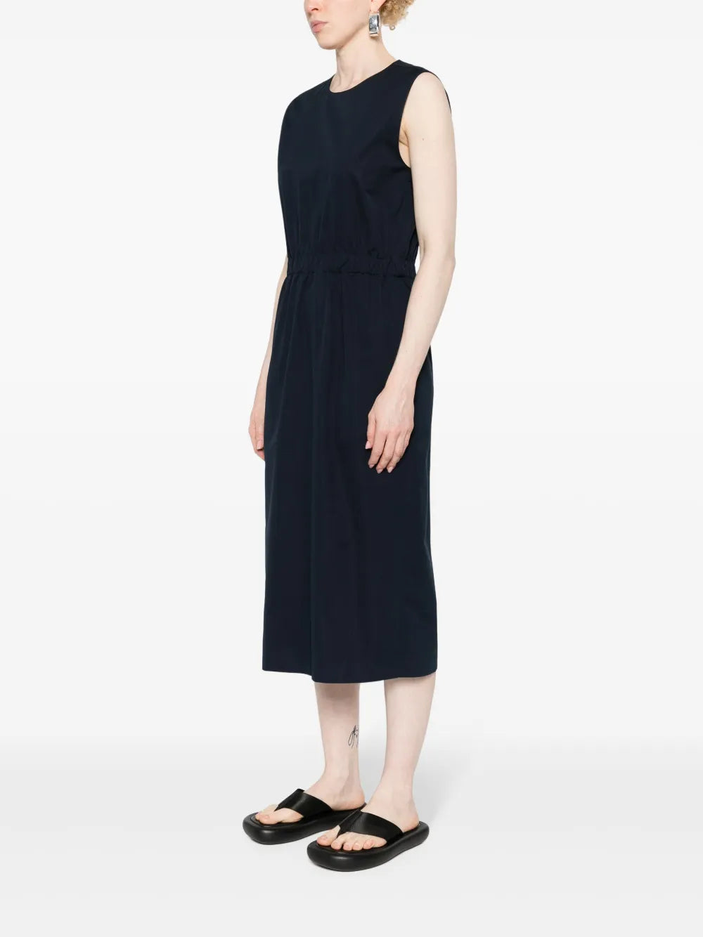 Fabiana Filippi Sleeveless Cotton Midi Dress
