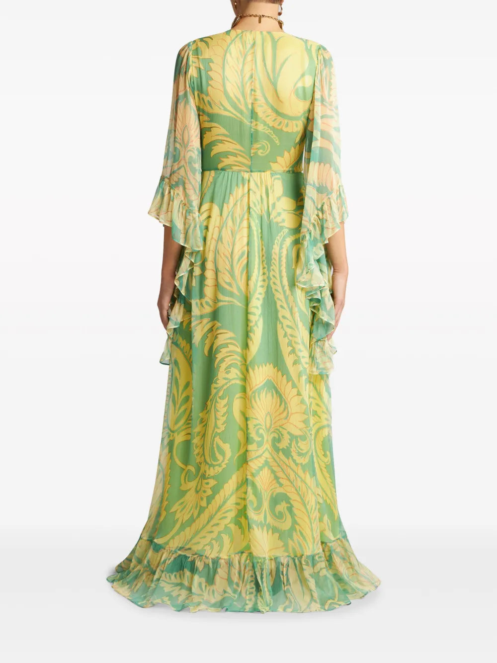 Etro Graphic Print Silk Dress