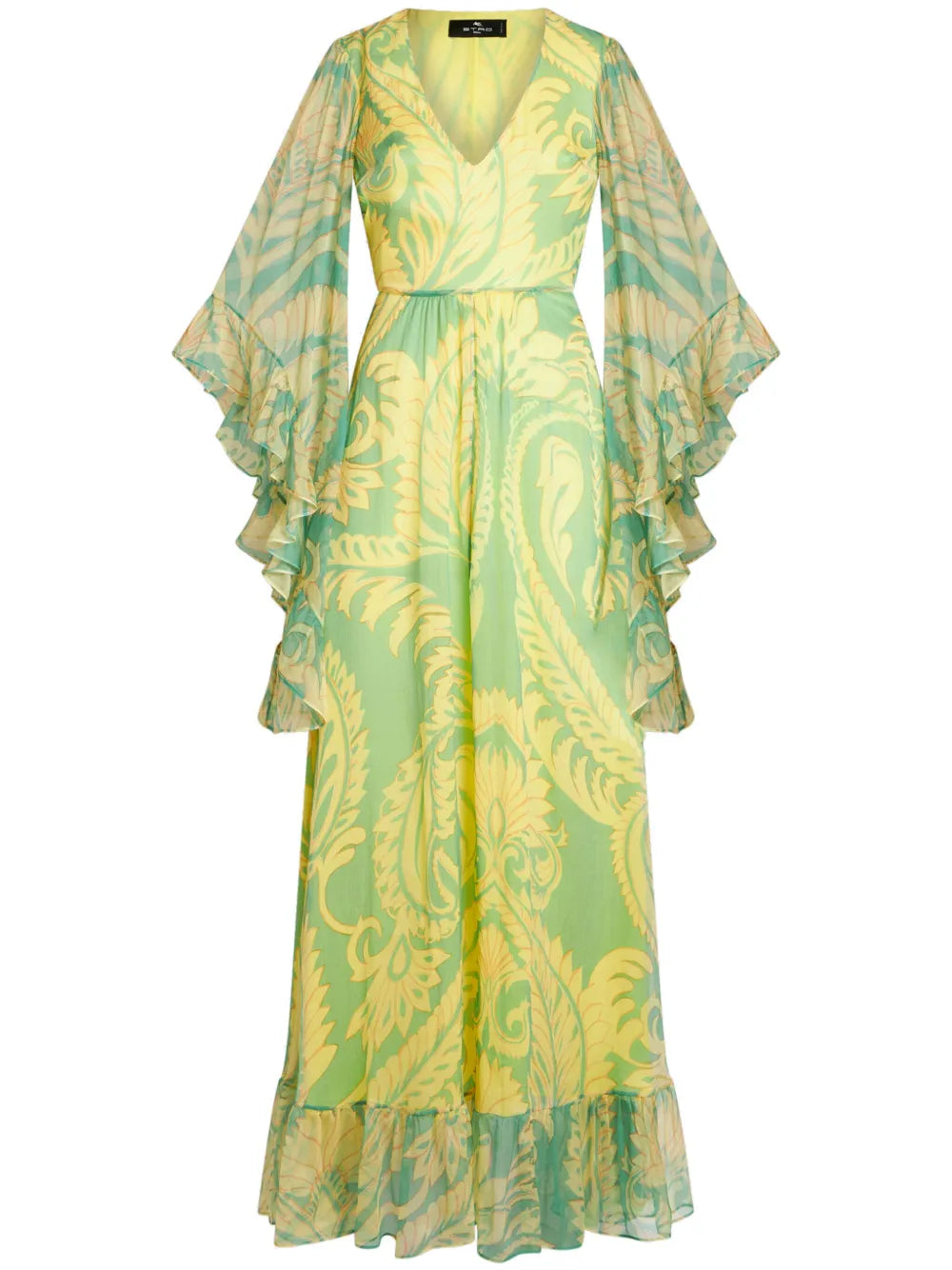 Etro Graphic Print Silk Dress