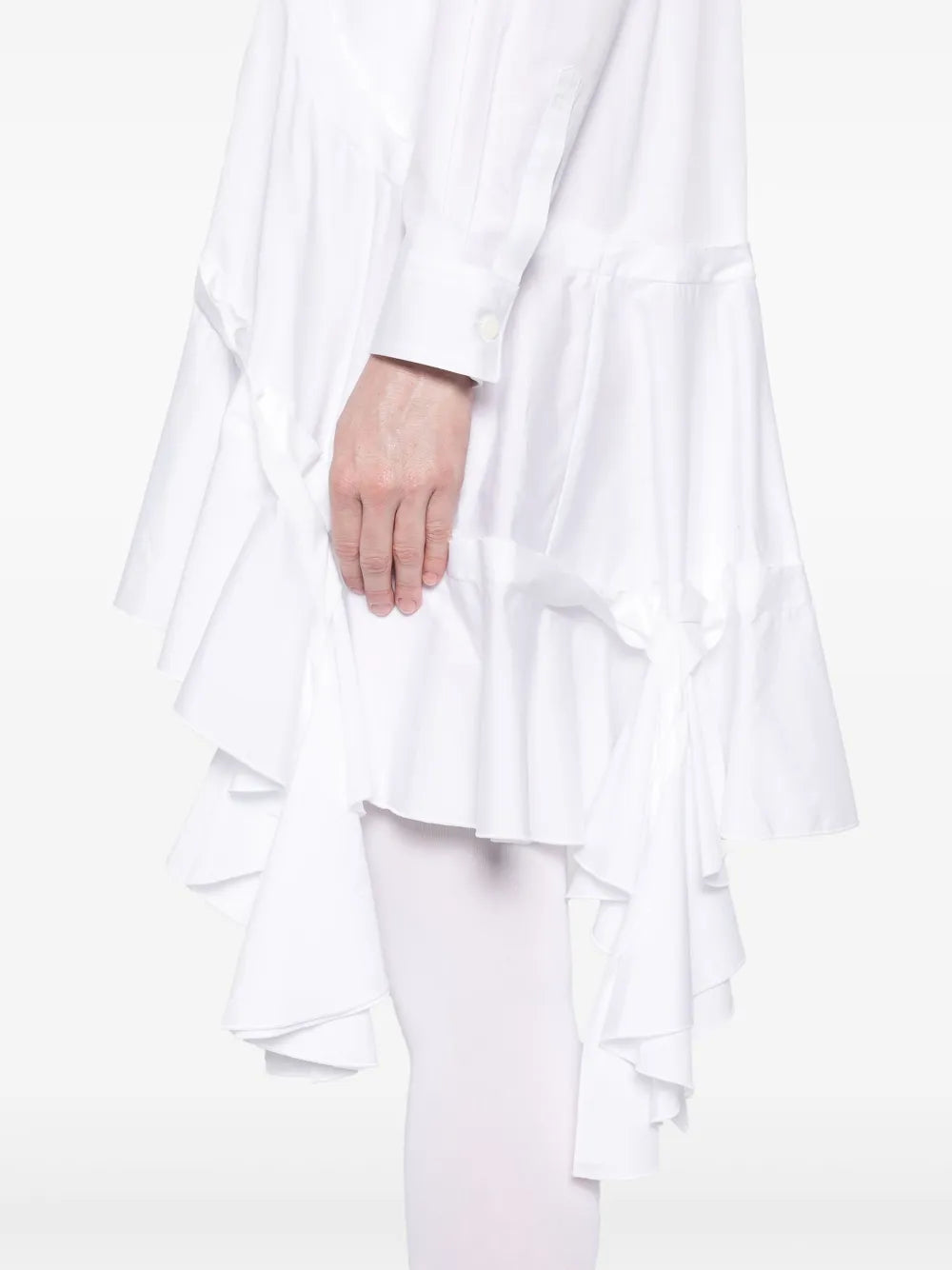 Comme Des Garcons Comme Des Garcons Ruffled Shirt Minidress
