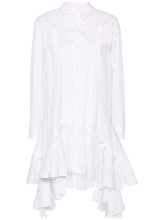 Comme Des Garcons Comme Des Garcons Ruffled Shirt Minidress