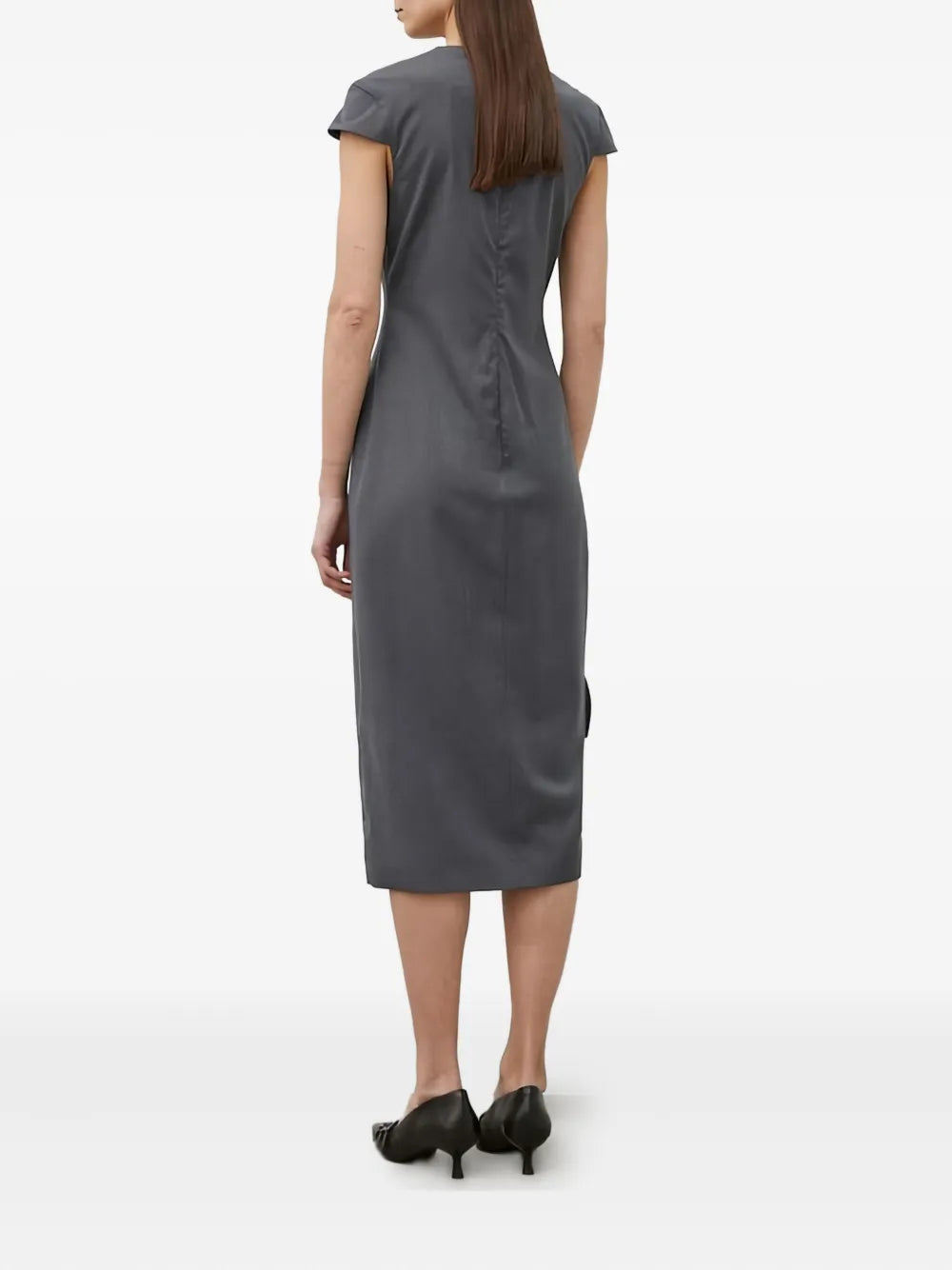 Remain Side Tie Midi Dress