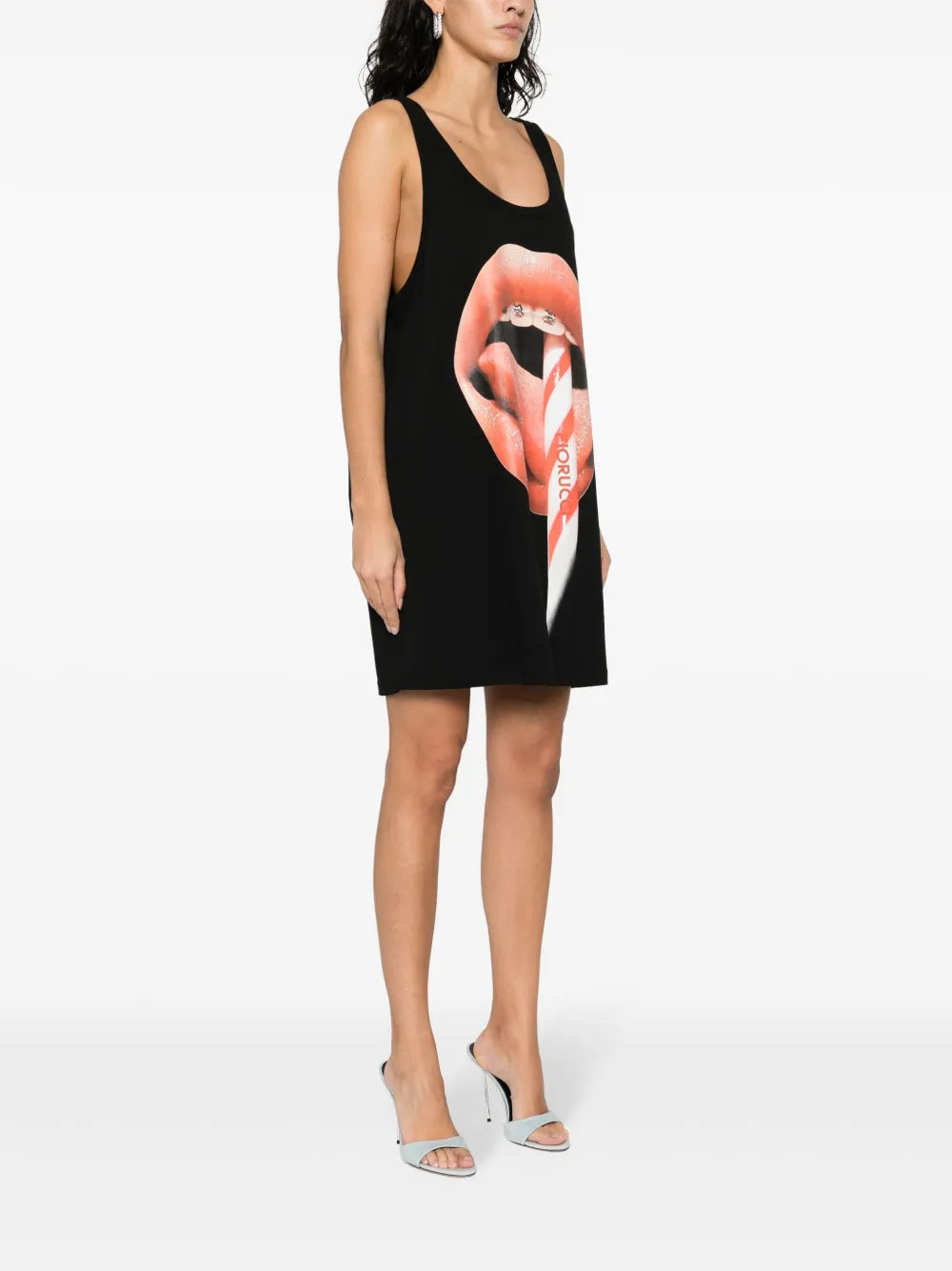 Fiorucci Graphic Print Mini Dress