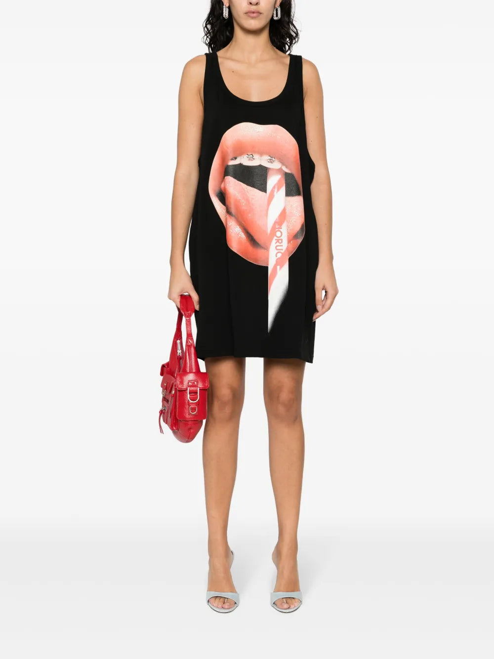 Fiorucci Graphic Print Mini Dress