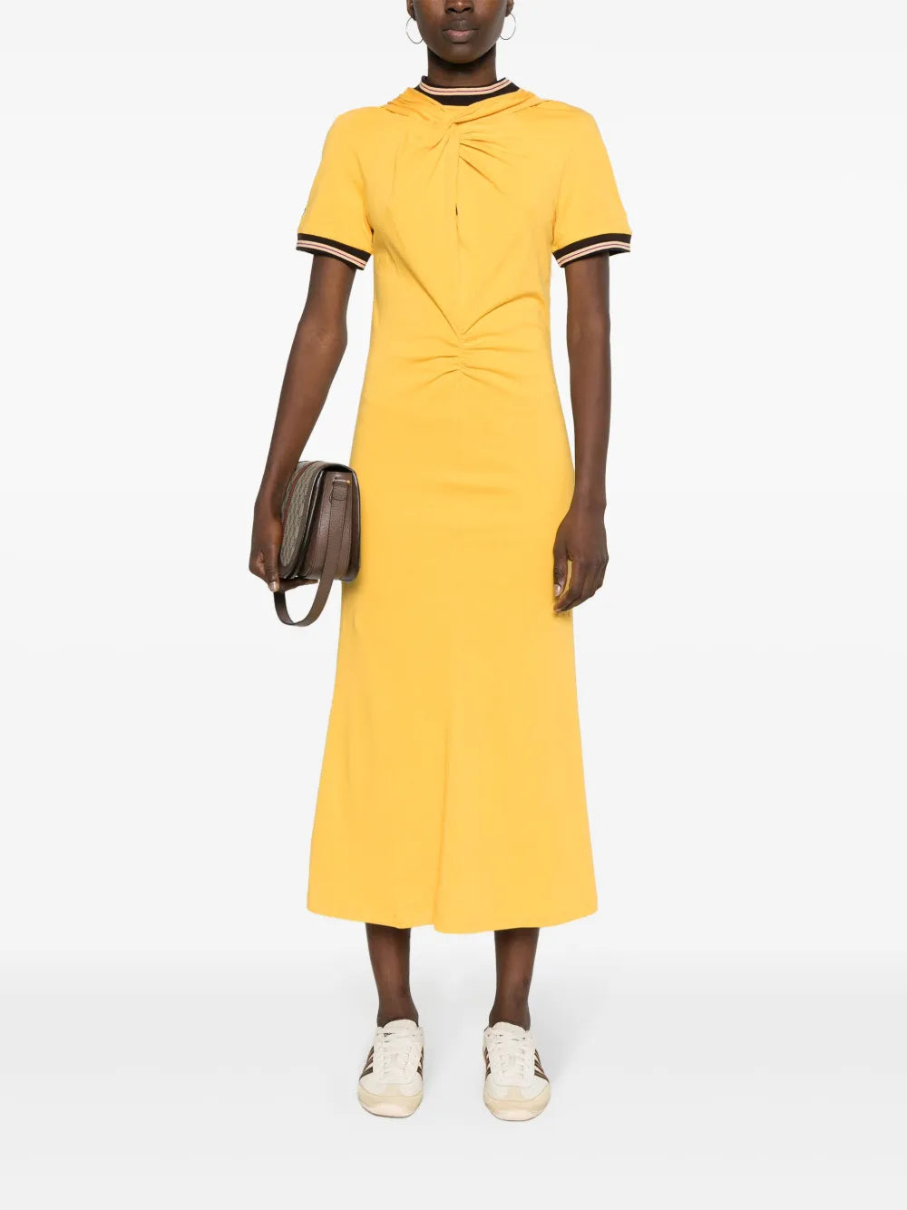 Wales Bonner Wing Logo Embroidered Dress