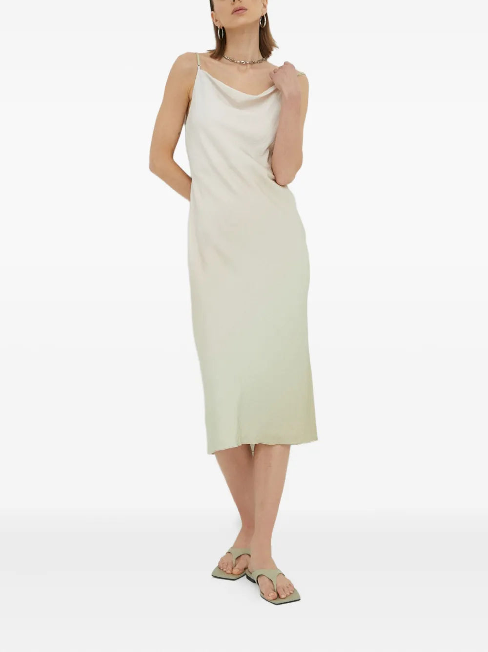 Samsoe Samsoe Cowl Neck Midi Dress