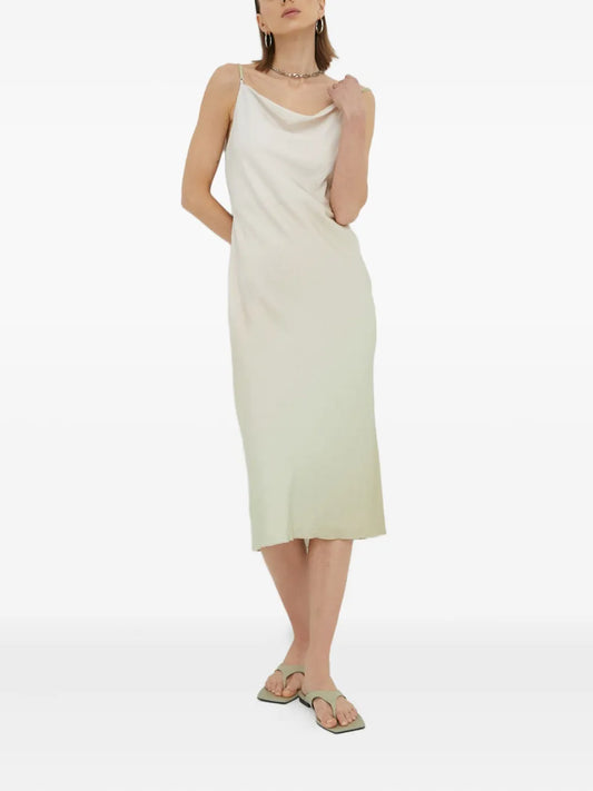 Samsoe Samsoe Cowl Neck Midi Dress