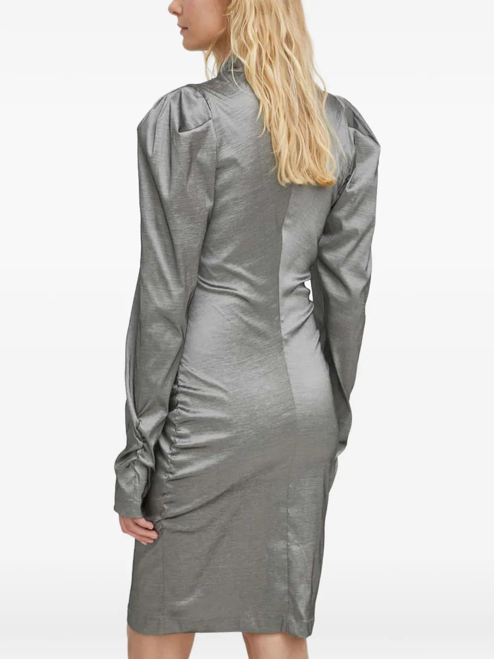 Gestuz Ruched Detail Puff Sleeve Mini Dress