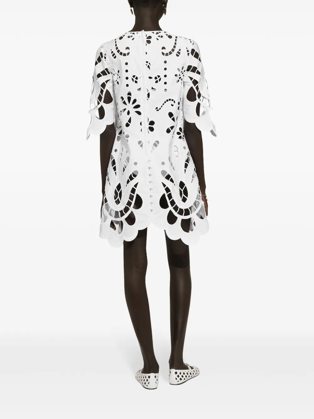 Dolce Gabbana Cut Out Shift Minidress