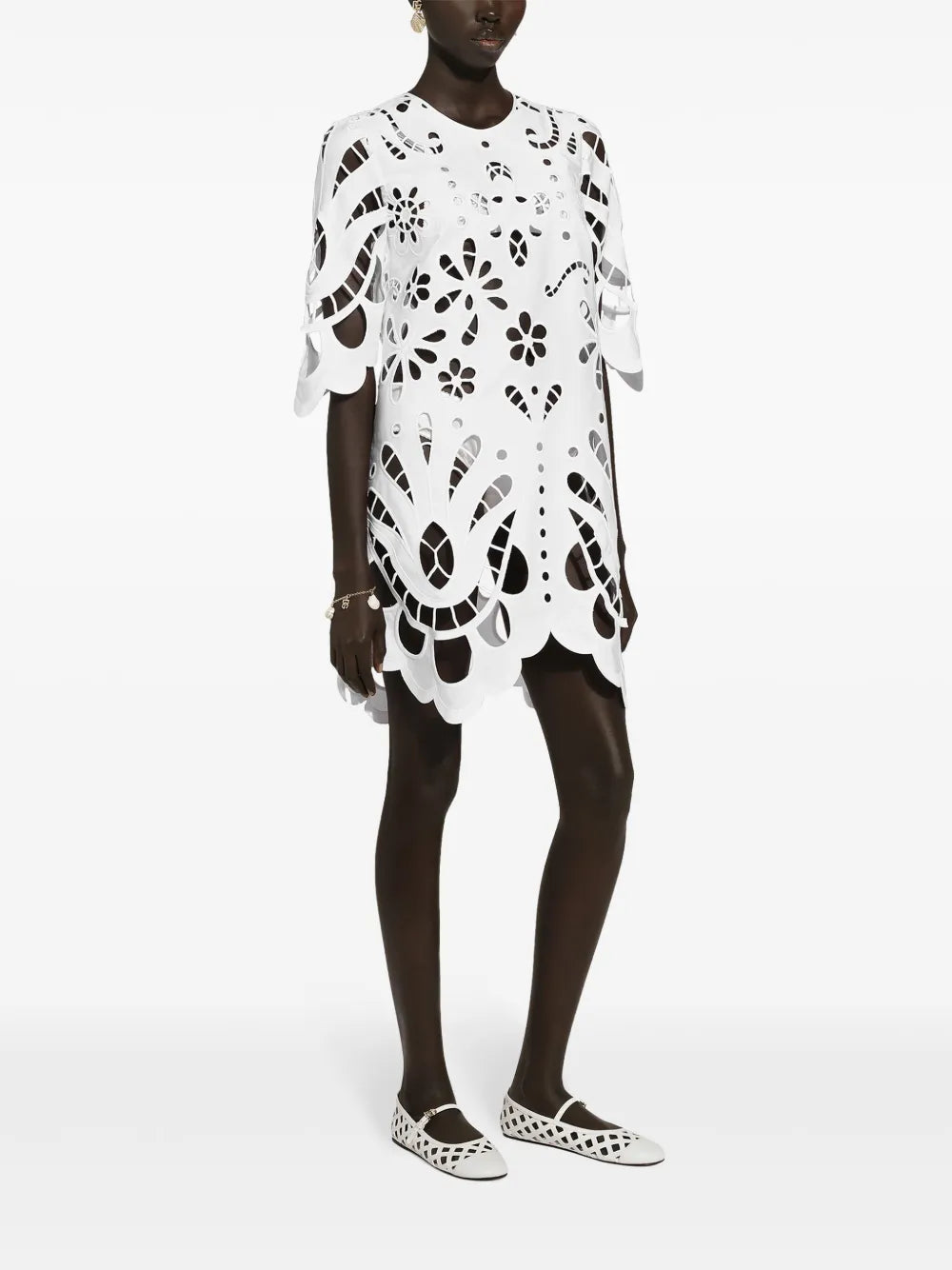 Dolce Gabbana Cut Out Shift Minidress