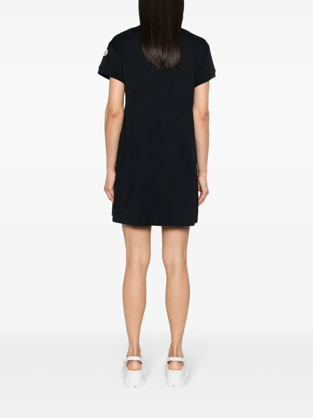 Moncler Corded Logo Cotton Mini Dress