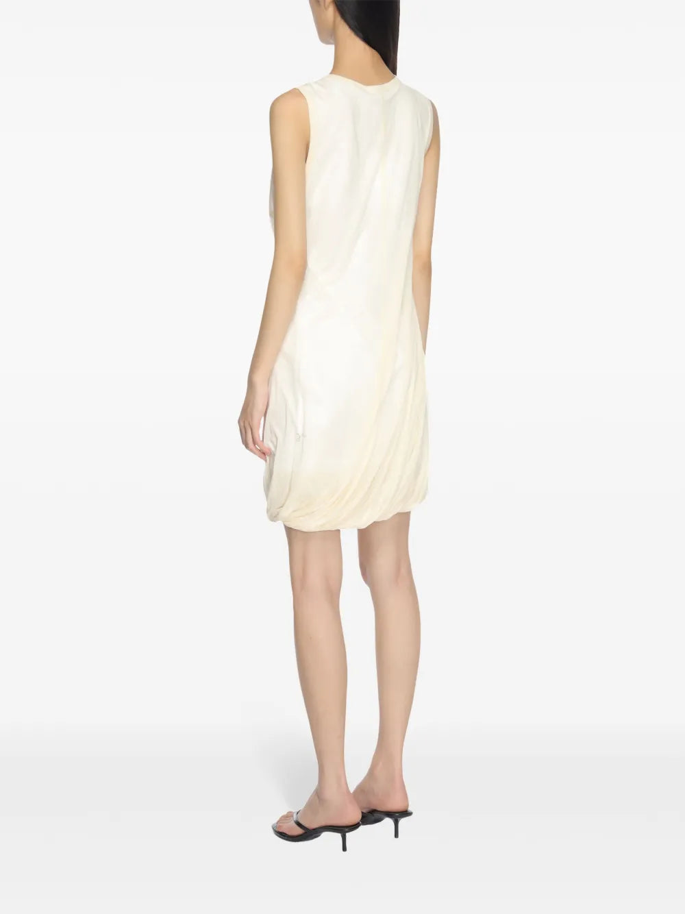 Helmut Lang Bubble Sheer Overlay Dress