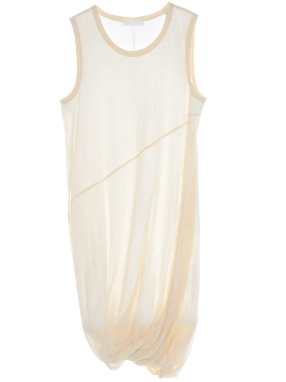 Helmut Lang Bubble Sheer Overlay Dress