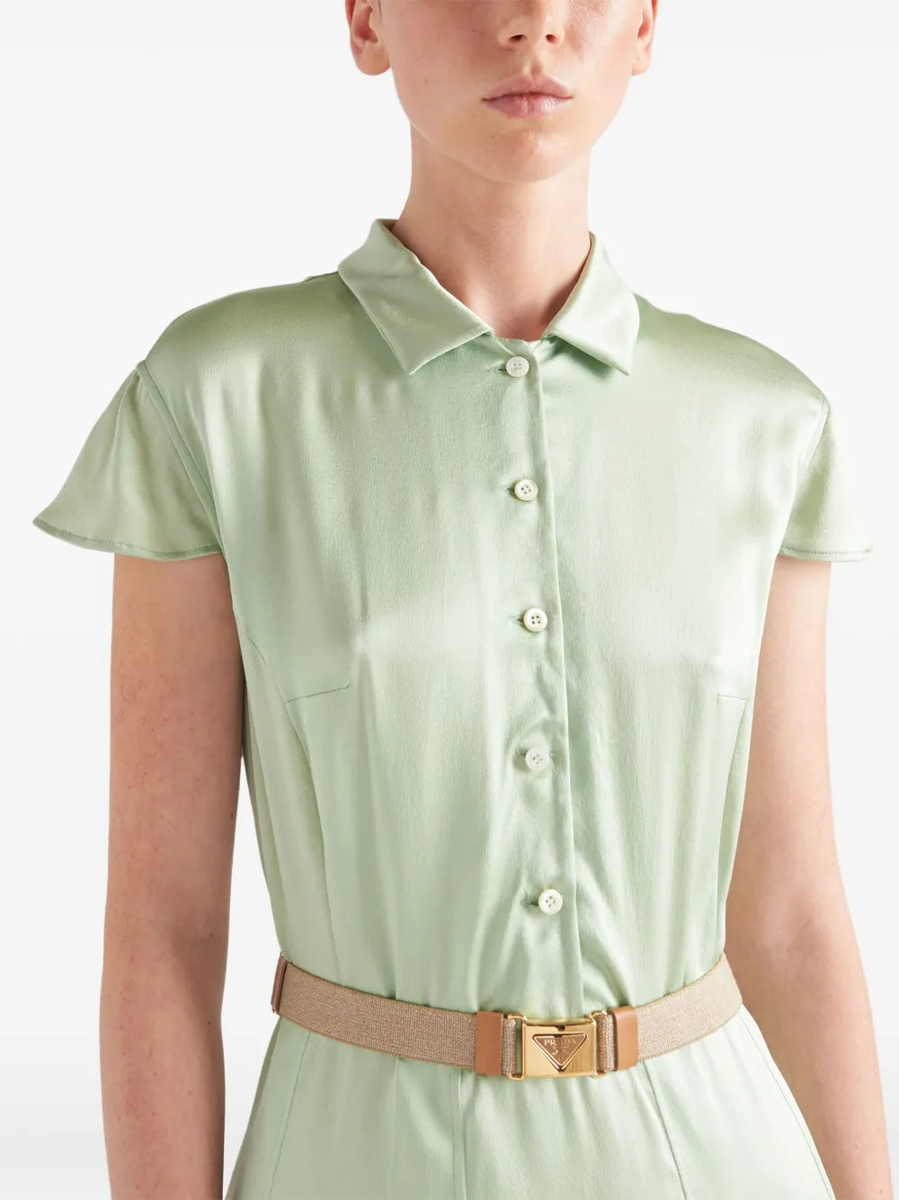 Prada Gradient Effect Midi Dress