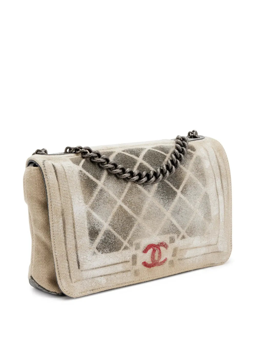 Chanel Pre Owned Art School Oh My Boy Shoulder Bag