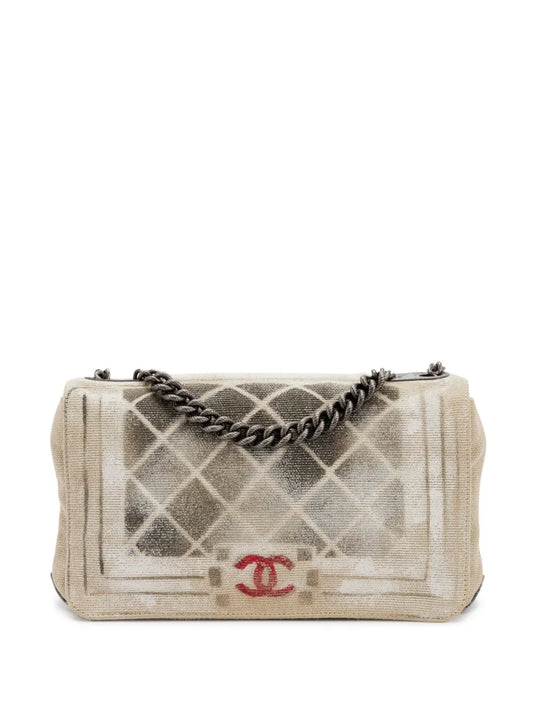 Chanel Pre Owned Art School Oh My Boy Shoulder Bag