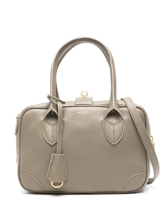 Golden Goose Zipped Leather Tote Bag