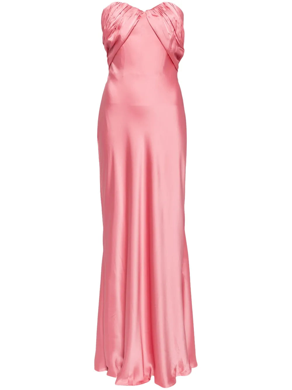 Misha Livia Silk Bandeau Dress