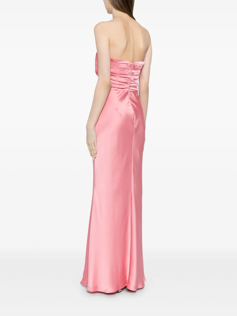 Misha Livia Silk Bandeau Dress