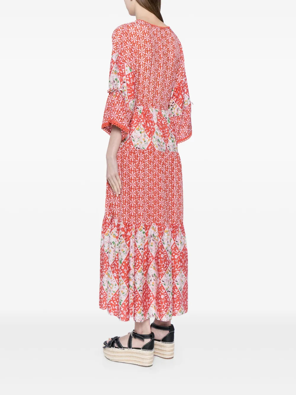 Dvf Diane Von Furstenberg Boris Floral Print Midi Dress
