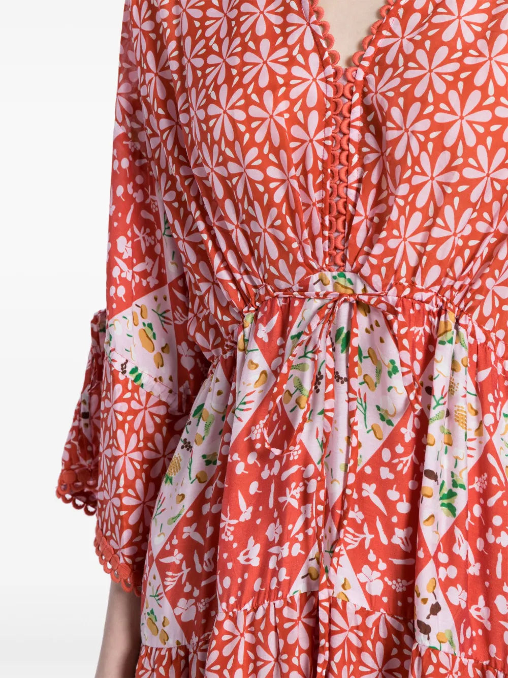 Dvf Diane Von Furstenberg Boris Floral Print Midi Dress