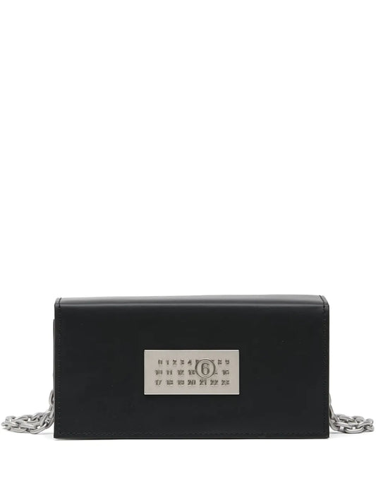 Mm6 Maison Margiela Numbers Motif Leather Shoulder Bag