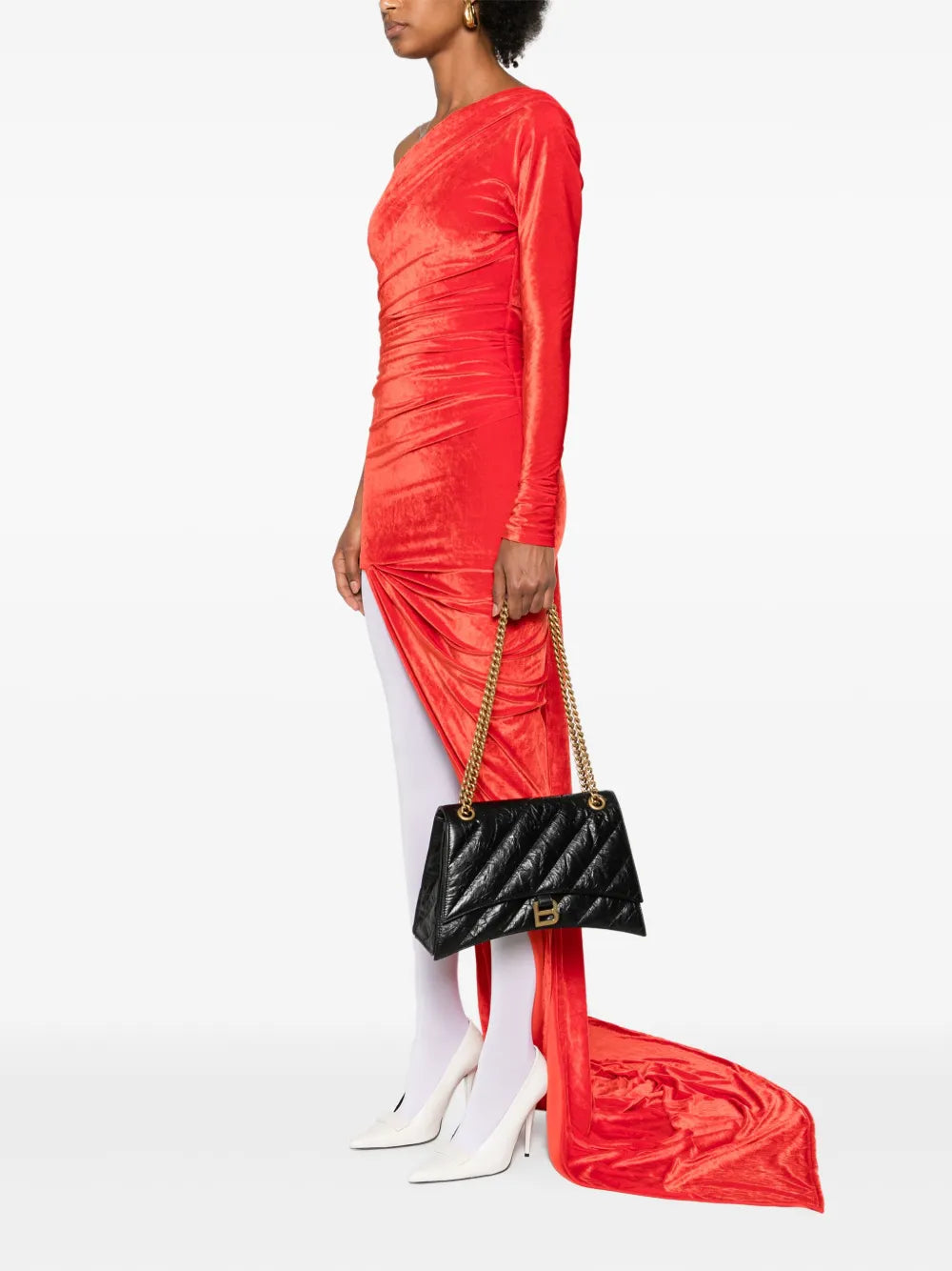 Balenciaga Medium Crush Shoulder Bag