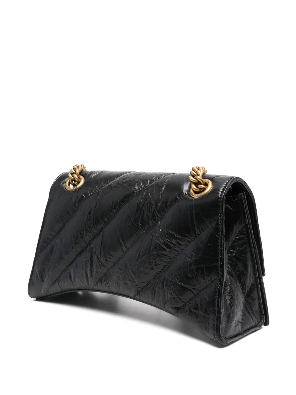 Balenciaga Hourglass Leather Shoulder Bag
