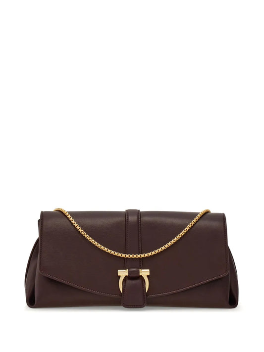 Ferragamo Medium Front Flap Soulder Bag