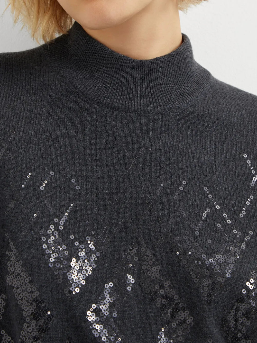 Brunello Cucinelli Sequin Embellished Midi Dress