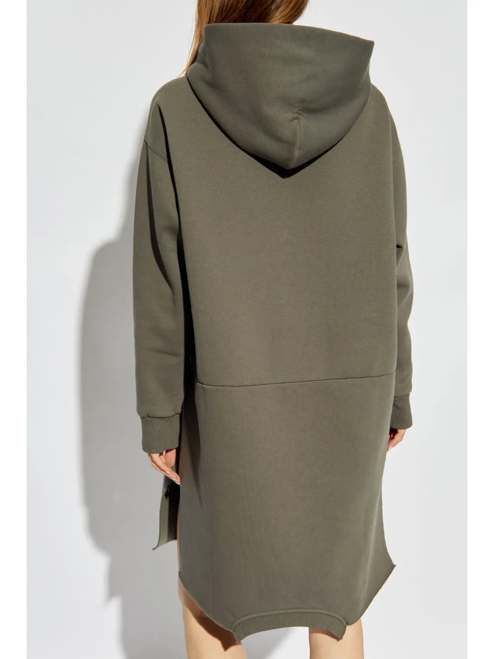 Mm6 Maison Margiela Logo Print Hooded Dress