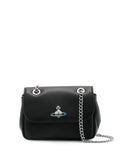 Vivienne Westwood Small Orb Plaque Leather Shoulder Bag