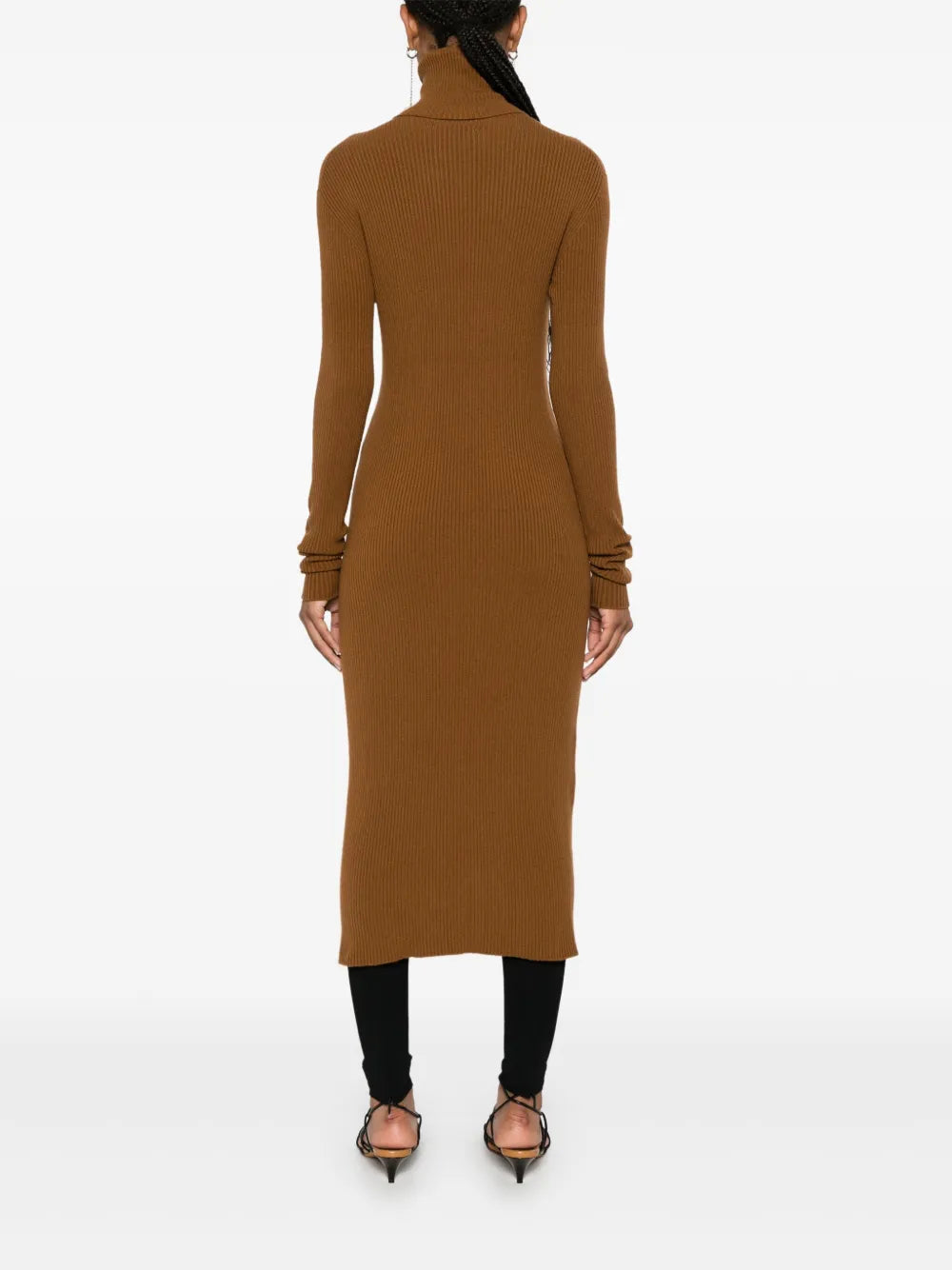 Fabiana Filippi Ribbed Knit Midi Dress
