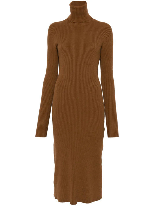 Fabiana Filippi Ribbed Knit Midi Dress