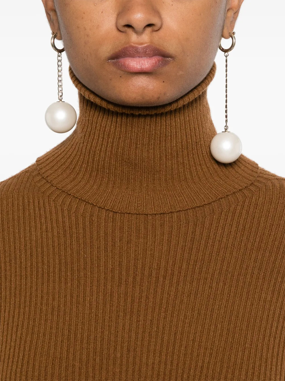 Fabiana Filippi Ribbed Knit Midi Dress