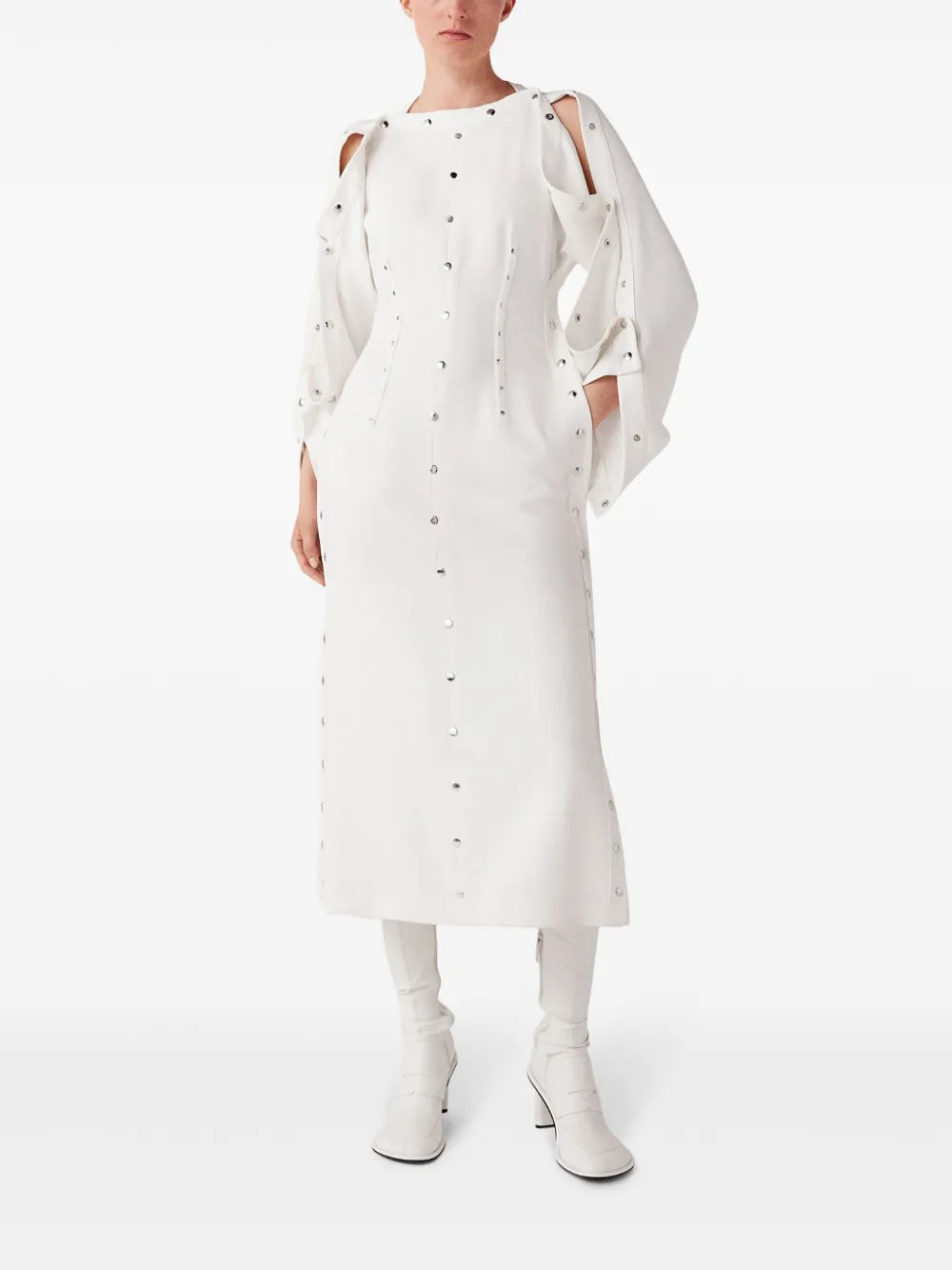 Stella Mccartney Stud Embellished Midi Dress