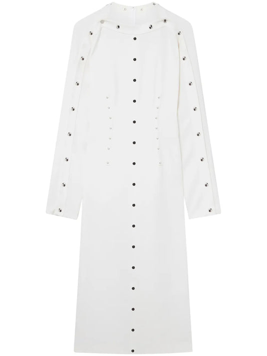 Stella Mccartney Stud Embellished Midi Dress