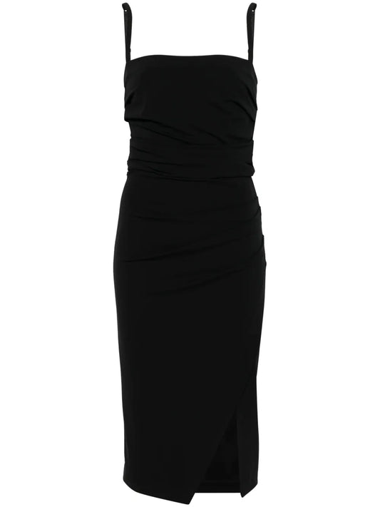 Dolce Gabbana Draped Midi Dress