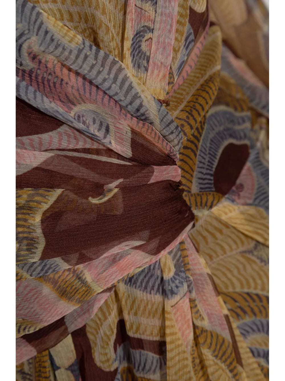 Etro Paisley Print Silk Maxi Dress