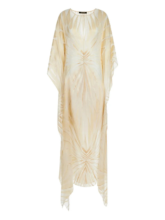 Roberto Cavalli Satin Maxi Dress