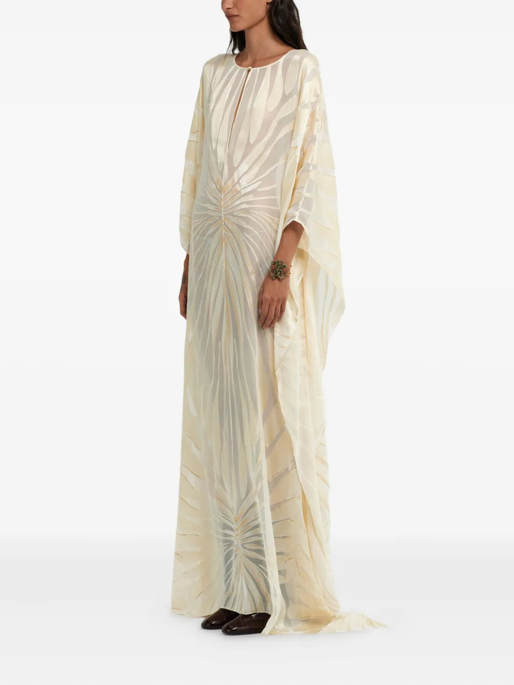 Roberto Cavalli Satin Maxi Dress