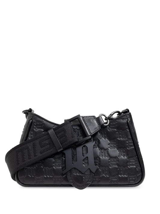 Misbhv Embossed Leather Shoulder Bag